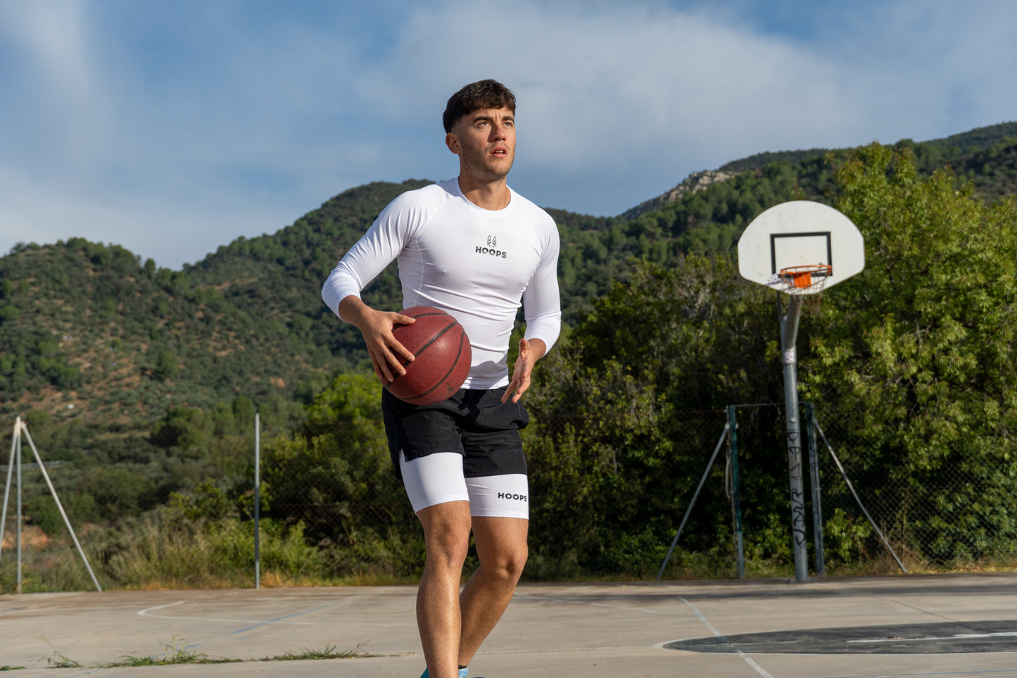 Compressive Long Sleeve - BLACK & WHITE