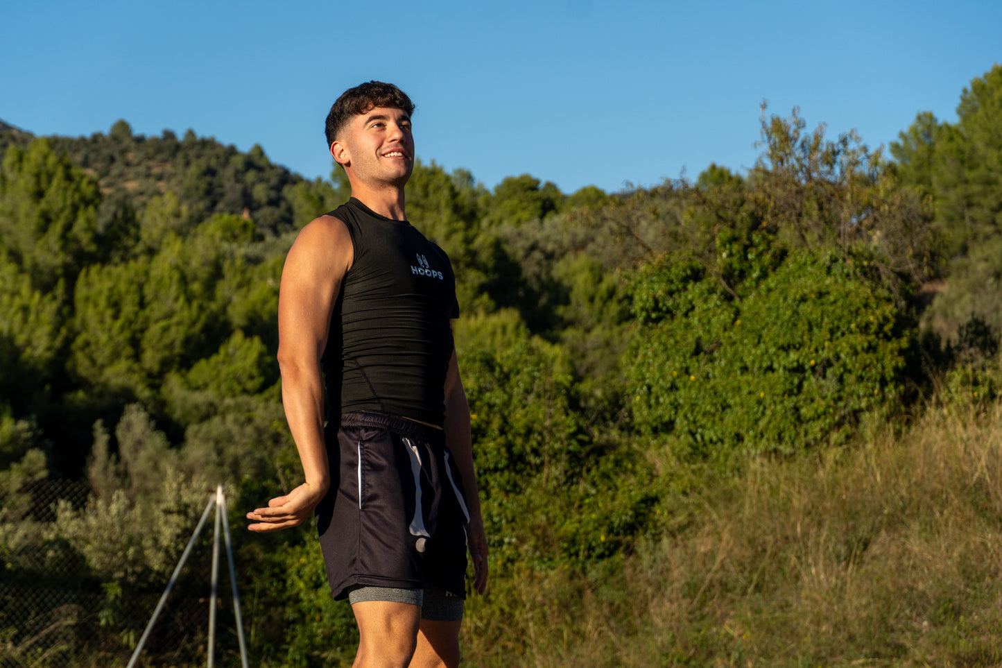 One Arm Tee - BLACK & WHITE