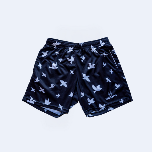 Basketball Shorts - Birds