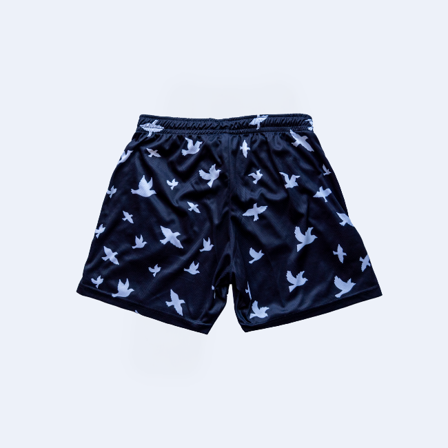 Basketball Shorts - Birds