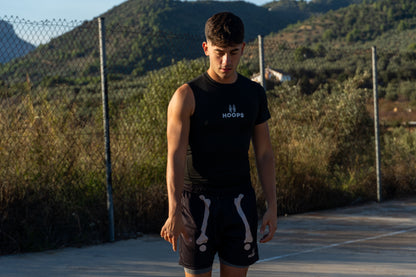 One Arm Tee - BLACK & WHITE