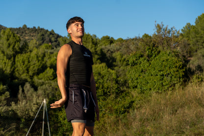 One Arm Tee - BLACK & WHITE