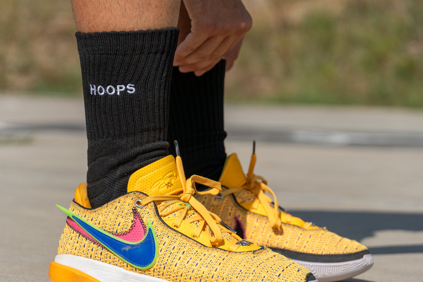 Basketball Socks - BLACK & WHITE