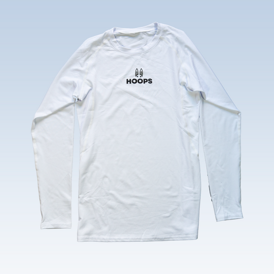 Compressive Long Sleeve - White