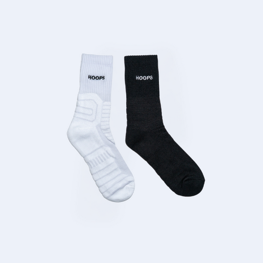 Basketball Socks - BLACK & WHITE