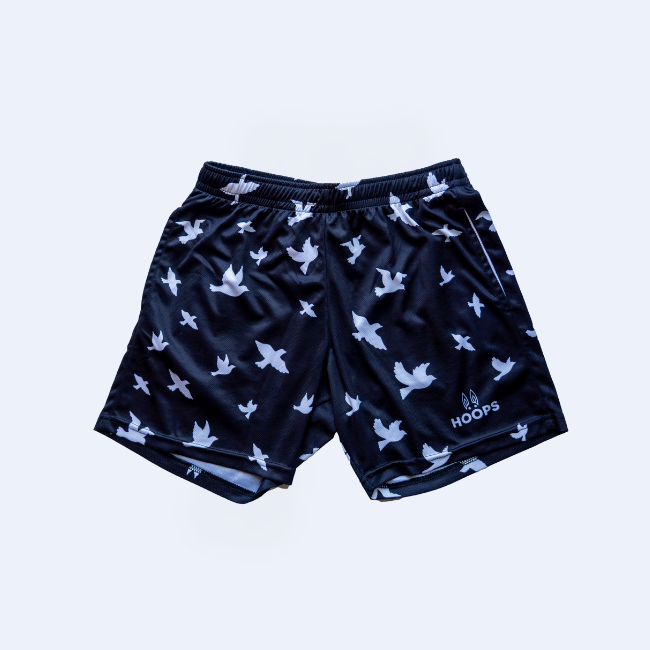 Basketball Shorts - Birds